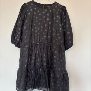 Ann Taylor Black Sleeveless Dress